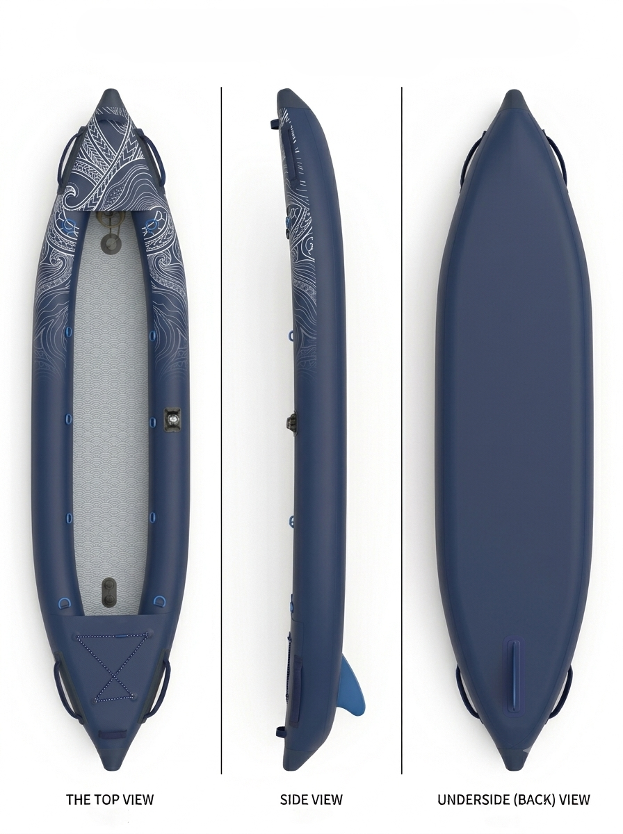 Inflatable Kayak — Hybrid Midnight Navy