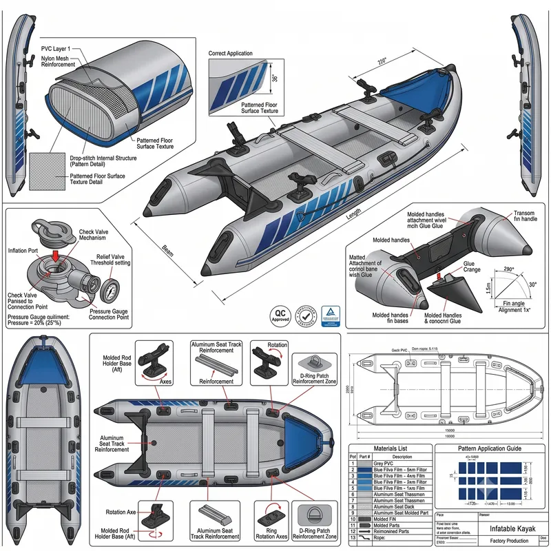 KaBoat Catamaran Kayak - twin hulls detail