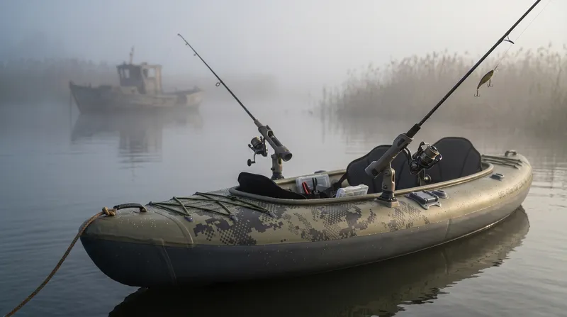 Full Drop-Stitch Performance Kayak - on the water