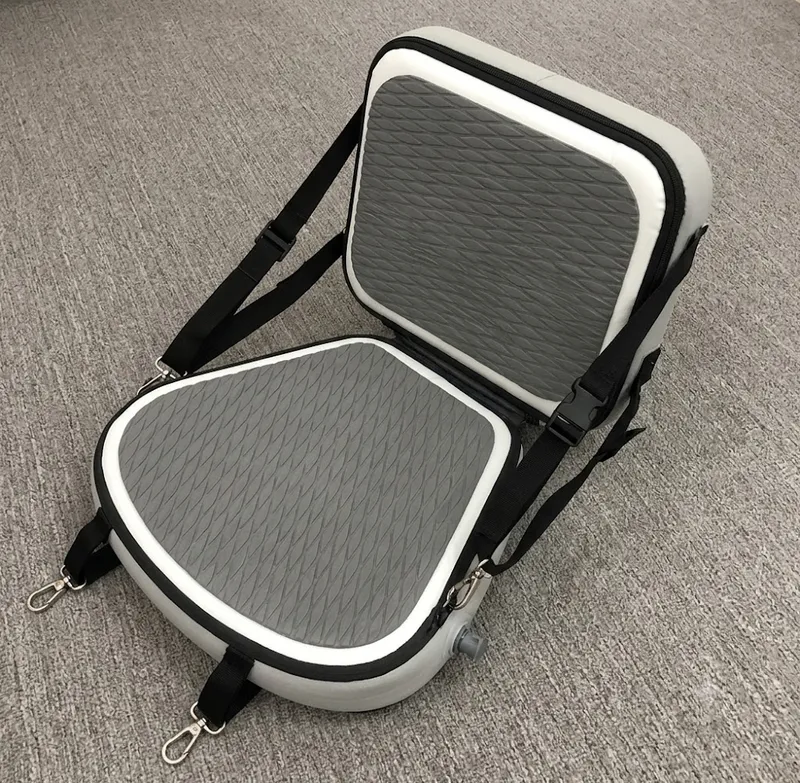 Premium Drop-Stitch Seat - mounted in use